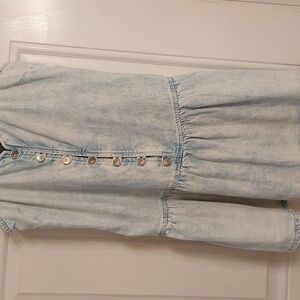 American Eagle Outfitters Light Blue Denim Dress
